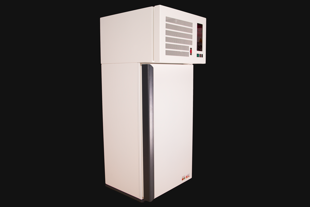Left Angled View of Stratedigm A800 Cell Incubator (CI) Benchtop Model for Flow Cytometry
